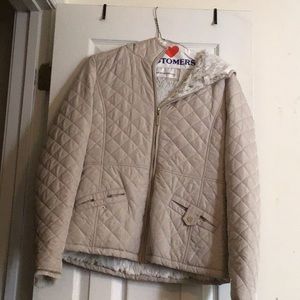 Jackets & Coats - Cream small weatherproof jacket Jackets & Coats - Cream small weatherproof jacket